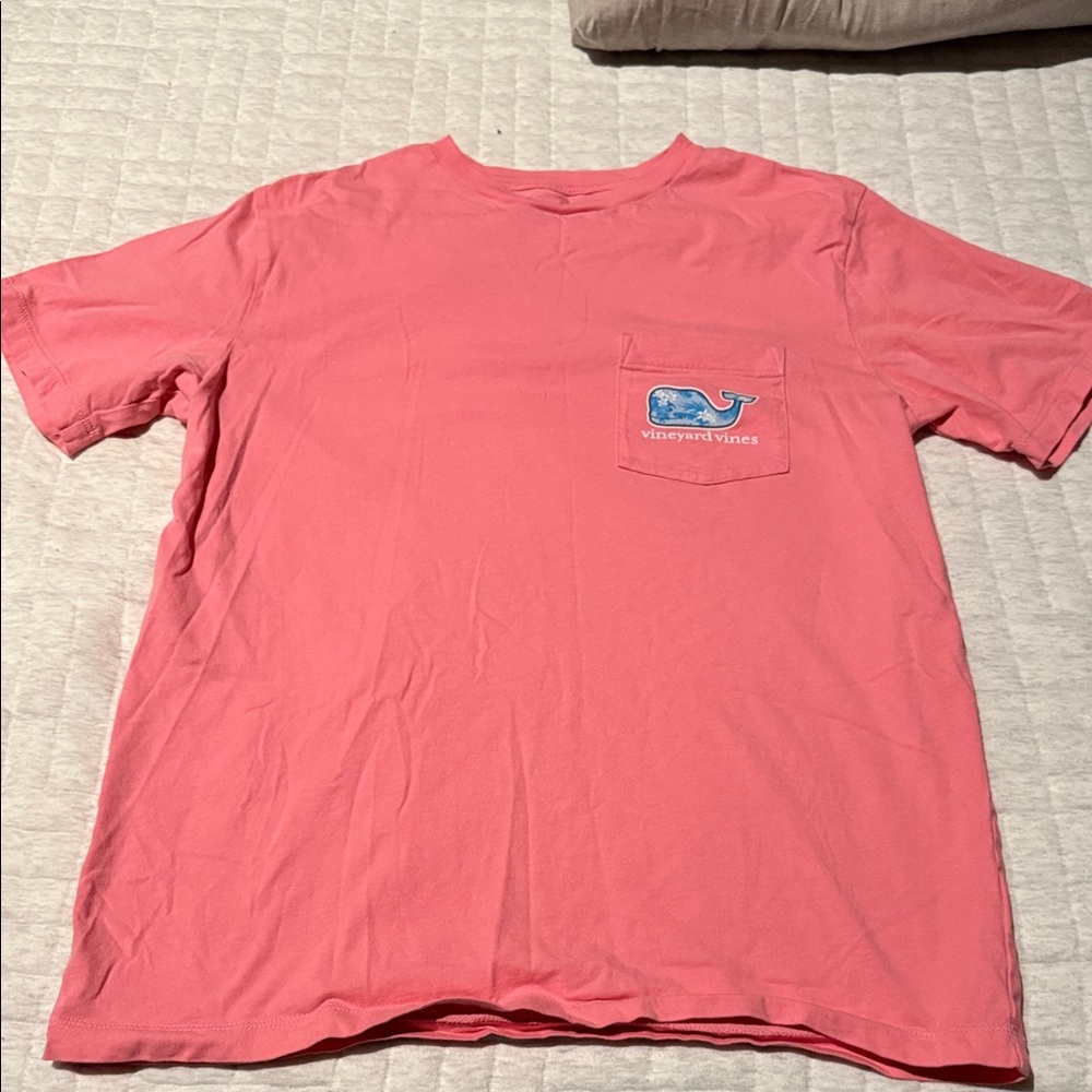 Vineyard Vines Pink Short Sleeve Tee